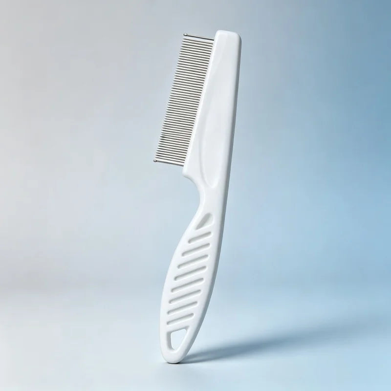Pet Flea Comb – Fine Tooth Detangling Brush for Cats & Dogs