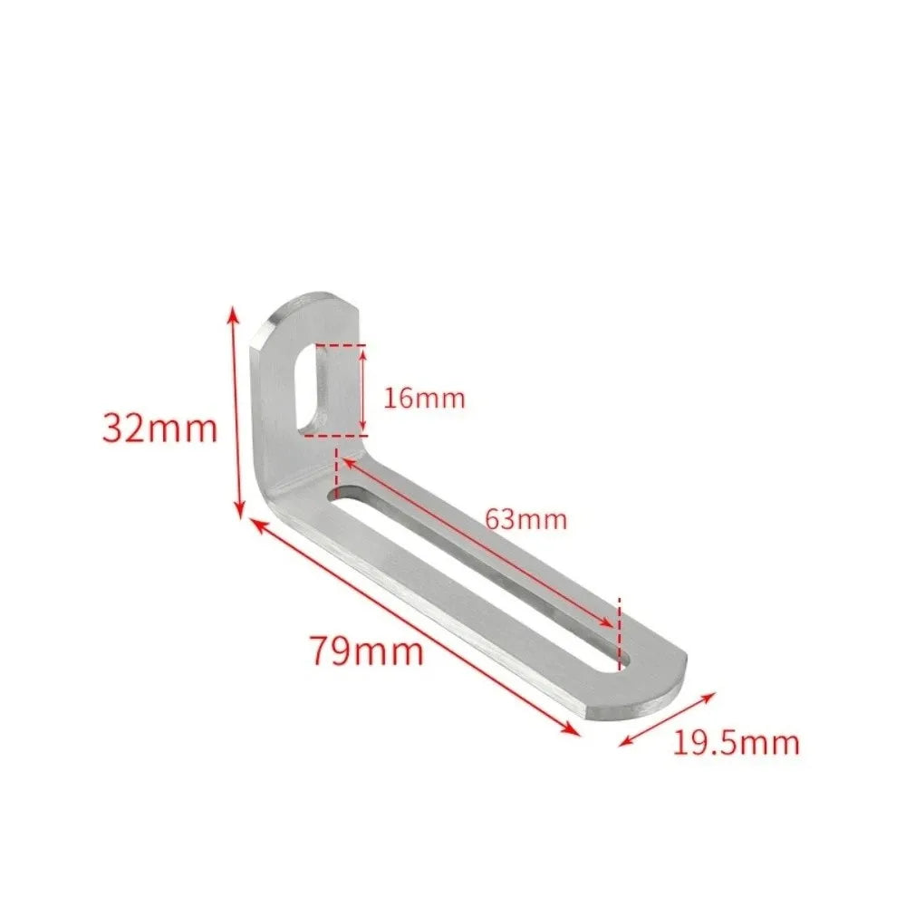 L-Shaped Stainless Steel Corner Brace Shelf Bracket | Angle Code