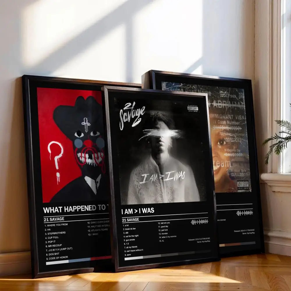 21 Savage Music Poster Canvas Print – Wall Art Home Decor