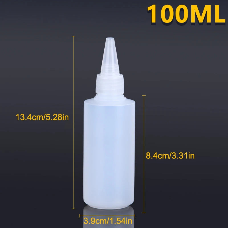 Plastic Squeeze Dropper Bottle with Screw Cap 10–1000ml