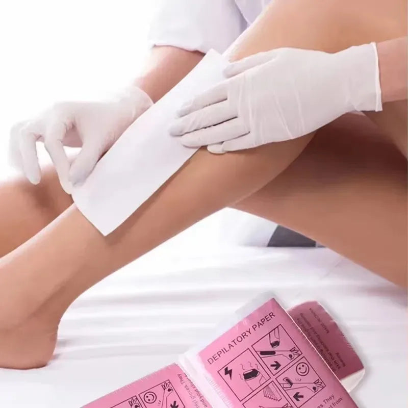 Non-Woven Waxing Strips for Hair Removal – 20/50/100 PCS