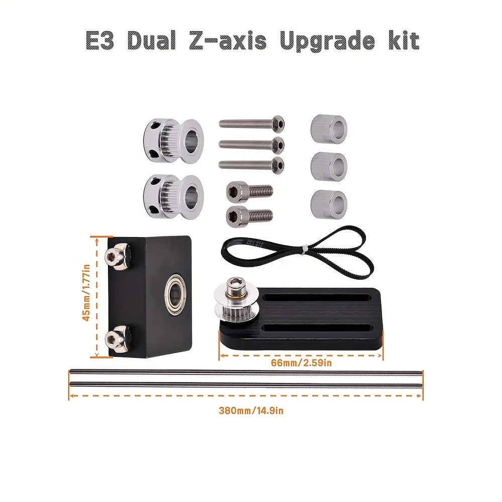 Ender-3 Double Z-Axis Lead Screw Upgrade Kit 380mm | DIY