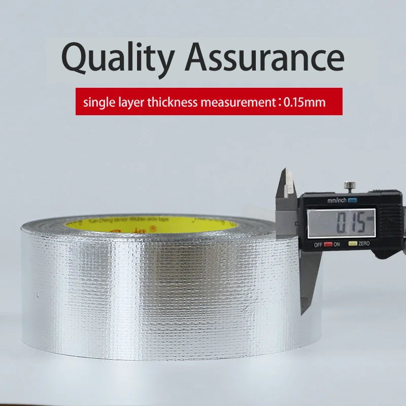 Fiberglass Cloth Aluminum Foil Tape – High Temp Flame Retardant