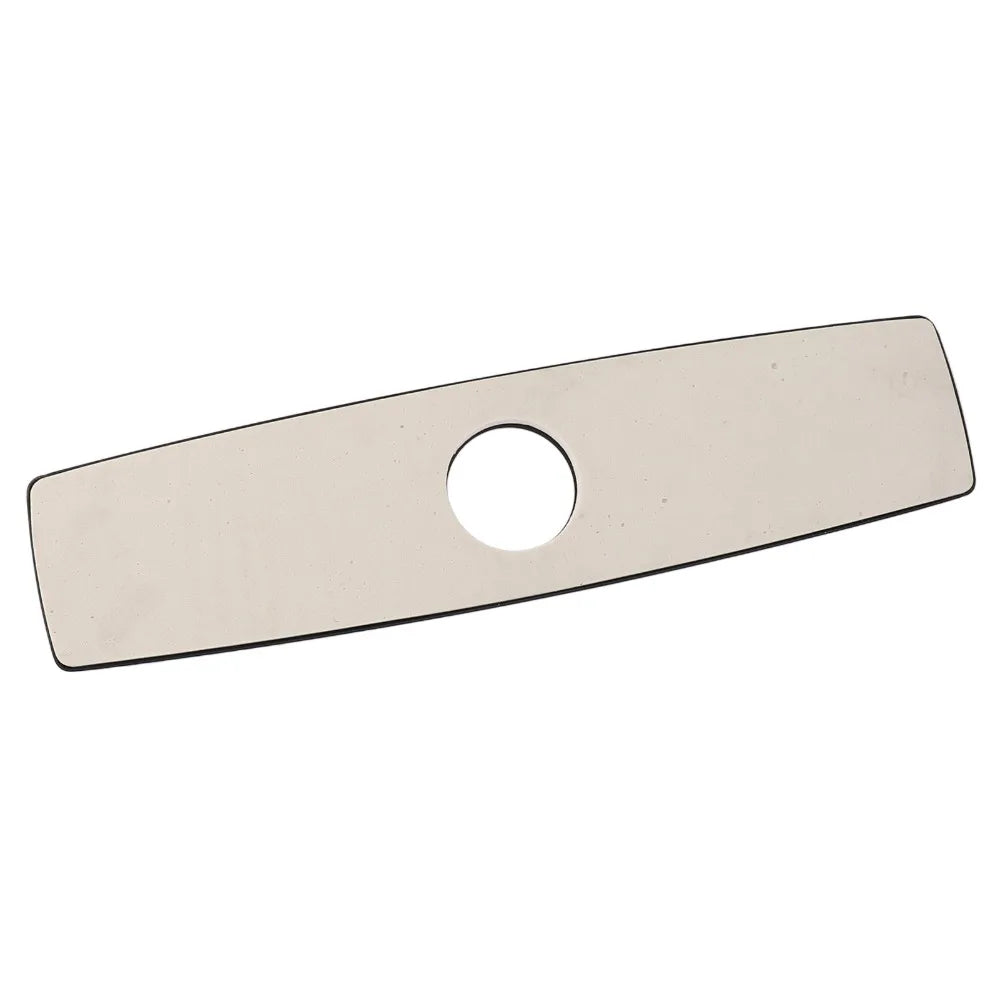 304 Stainless Steel Faucet Deck Plate Matte Black 10 Inch