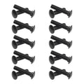 Black 304 Stainless Steel Carriage Bolts M5 M6 M8 – 20 Pack