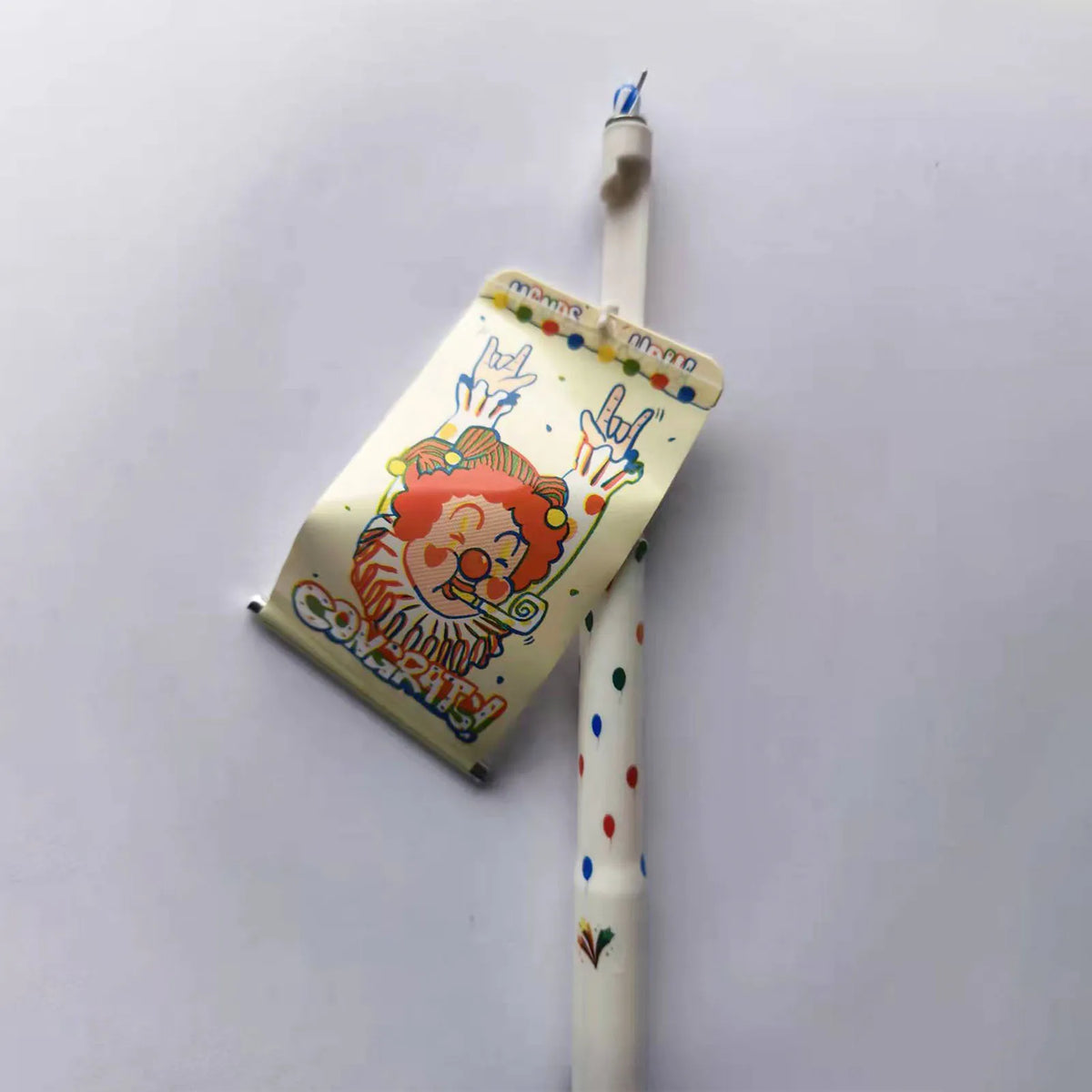 Clown Banner Birthday Candles – Fun Cake Party Decoration