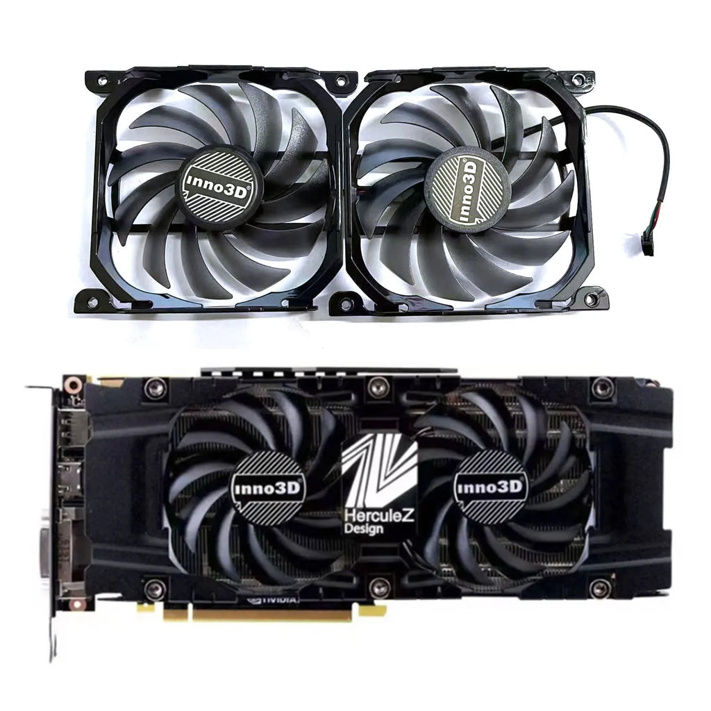 CF-12915S GPU Fan for Inno3D GTX 1070 1080 Ti Twin X2 Replacement