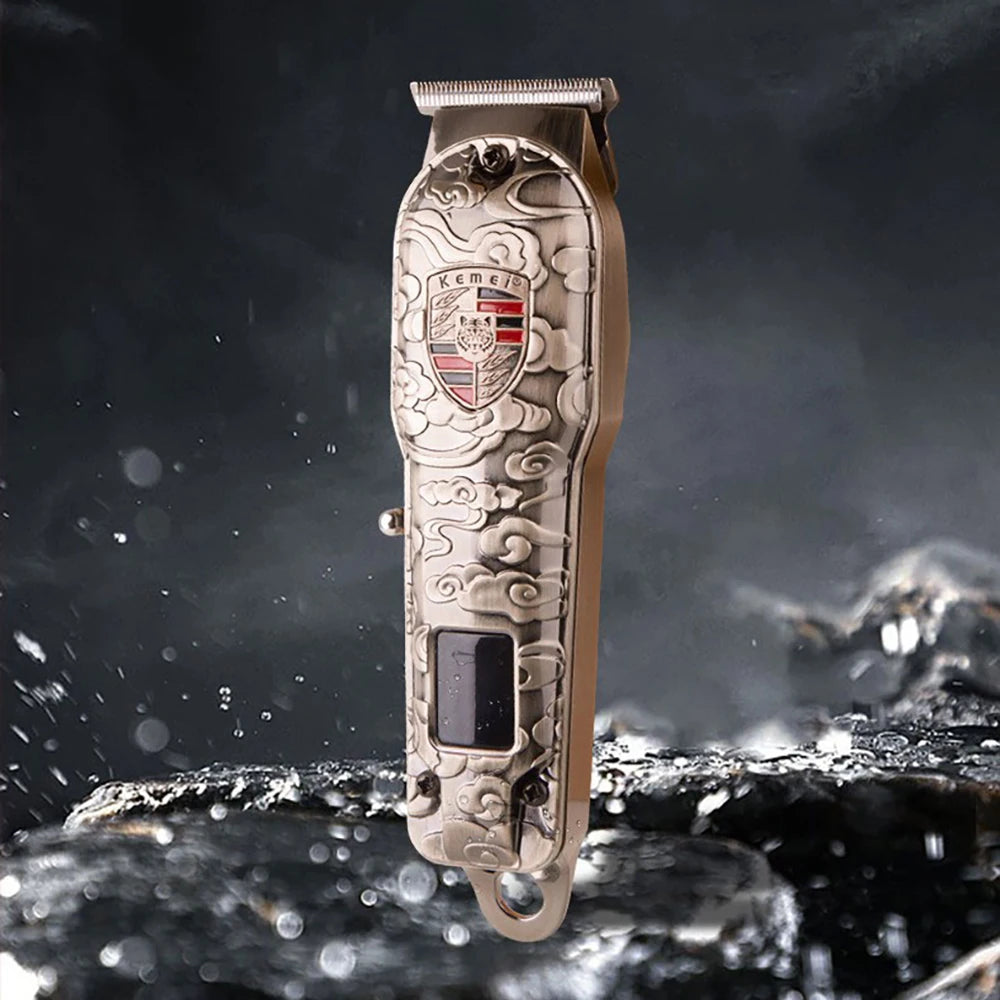 Kemei KM-2129 Cordless Hair Clipper with 4 Limit Combs