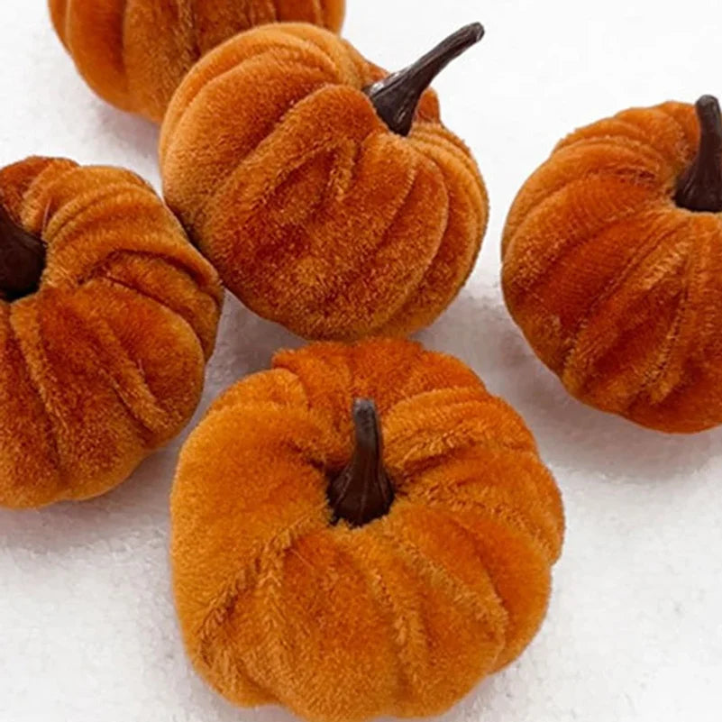 10PCS Halloween Foam Pumpkin Set – 5CM Artificial Decorations
