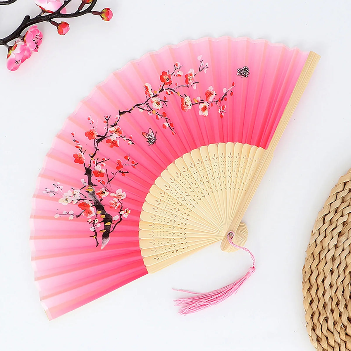 Vintage Folding Hand Fan – Chinese Dance & Home Décor Gift