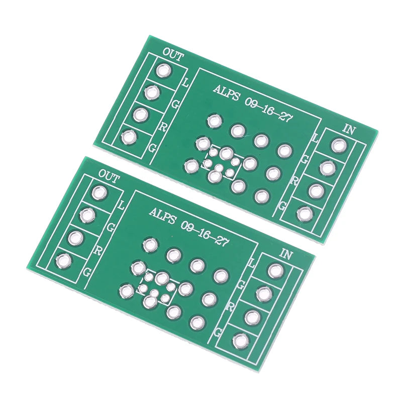 2PCS Potentiometer PCB Board for ALPS 09 16 27 Type Amplifier
