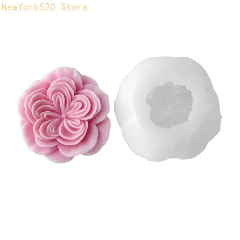Rose Flower Silicone Mold – Candle, Soap & Resin Casting