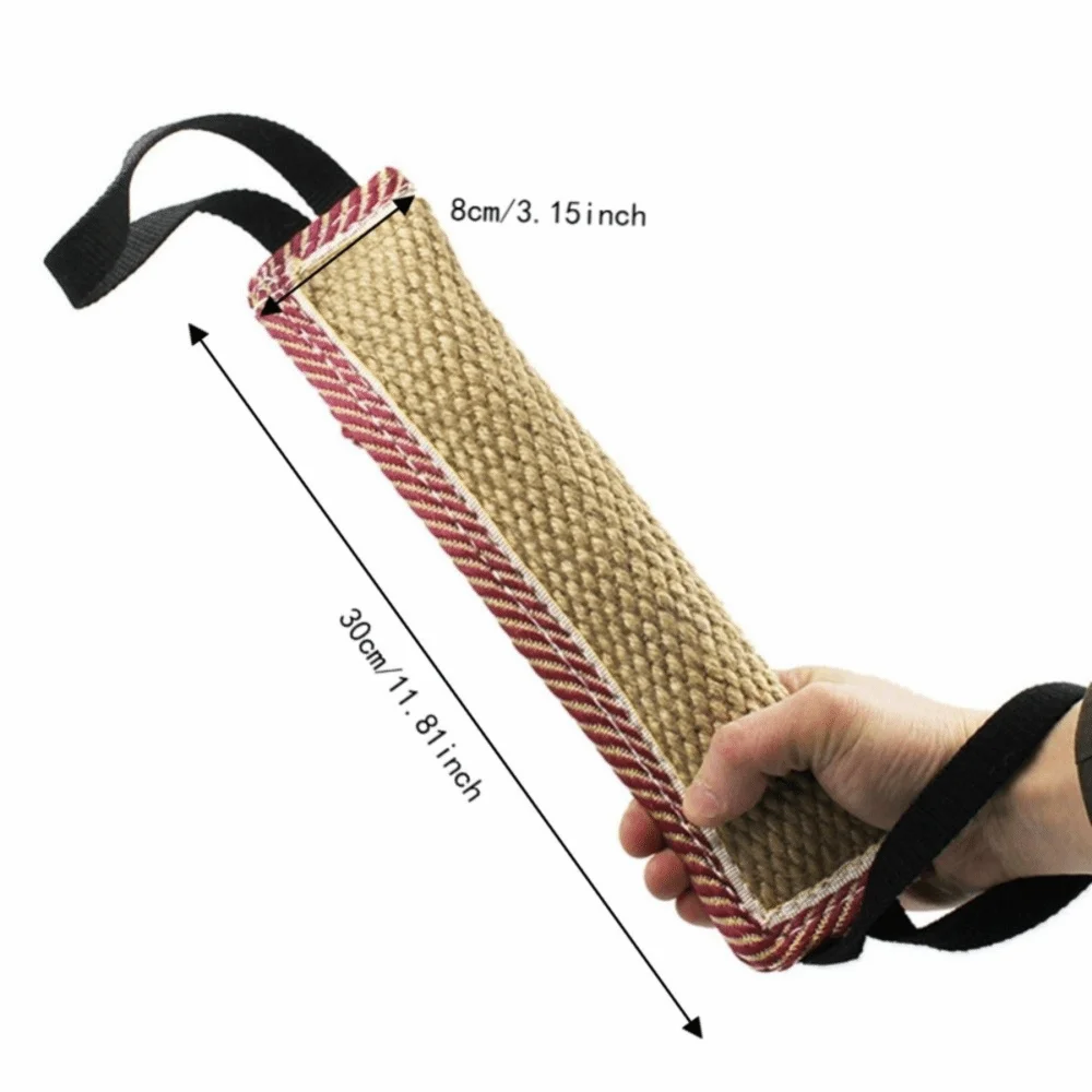 Hemp Dog Tug Toy – Tear-Resistant Chew & Training Toy