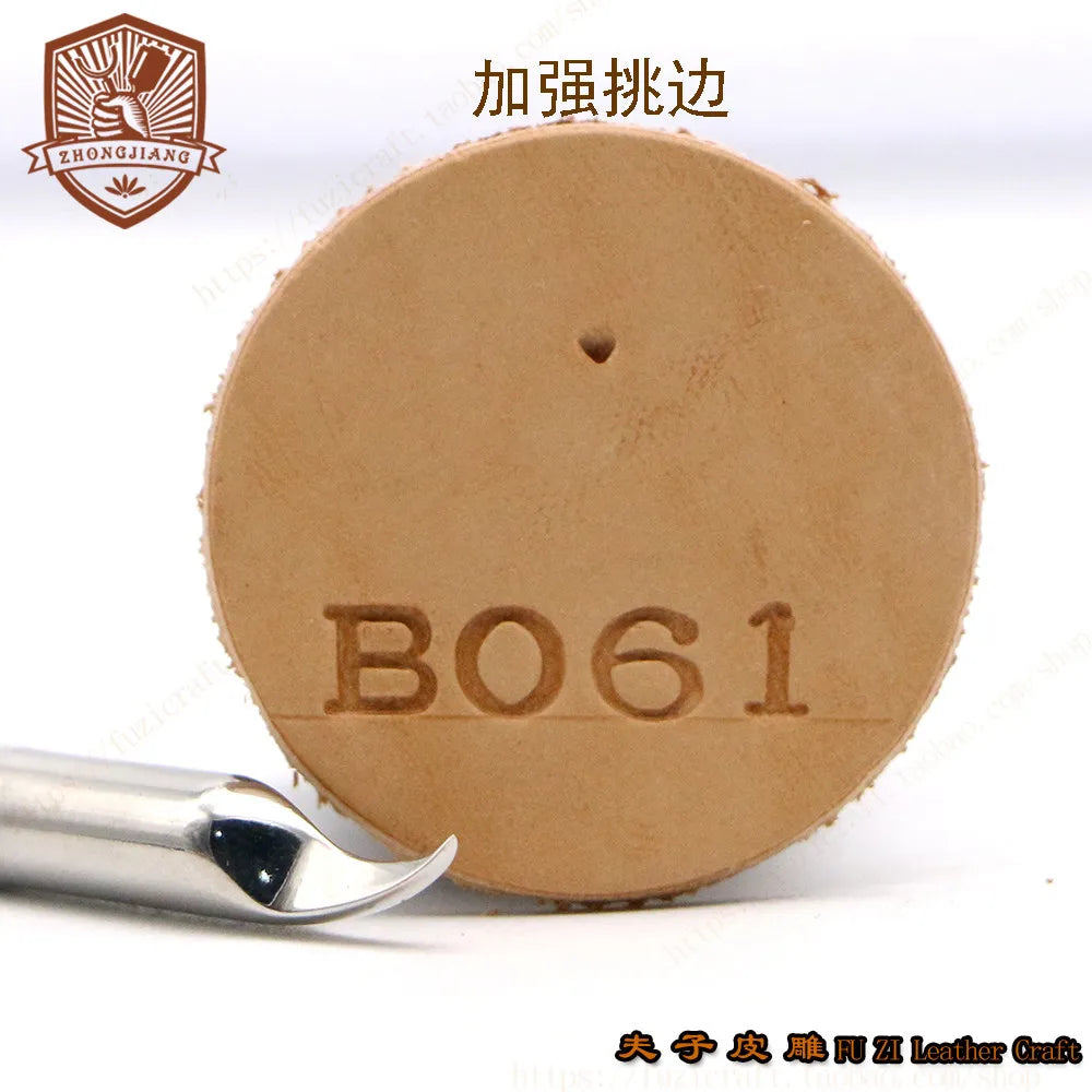 Stainless Steel Leather Edge Engraving & Printing Tool Set