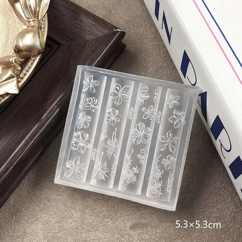 3D Silicone Flower Nail Mold – DIY Floral Nail Art Template