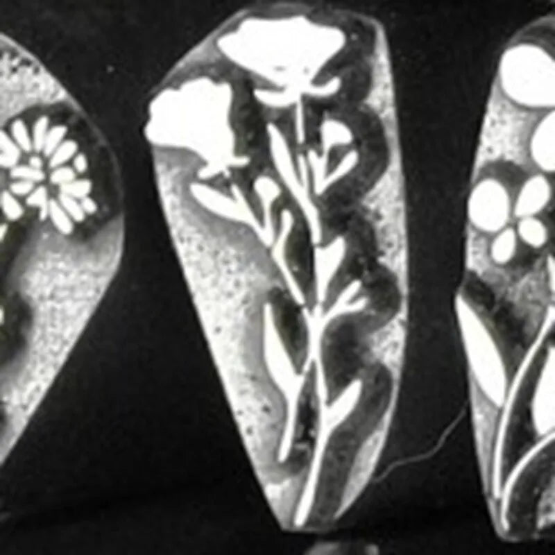 Steel Chisel Engraving Mold – Floral & Birthday Gold Tool
