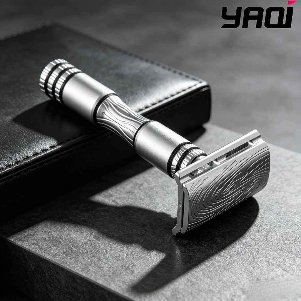 YAQI Ghost Safety Razor – 316 Stainless Steel Men's Shaver