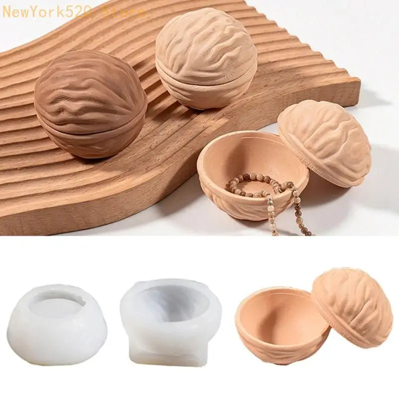 Nut Silicone Mold Set – Soap, Resin, Concrete & Storage