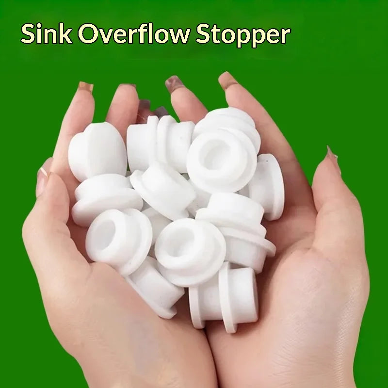 Silicone Sink Overflow Hole Stopper – Odor & Insect Seal