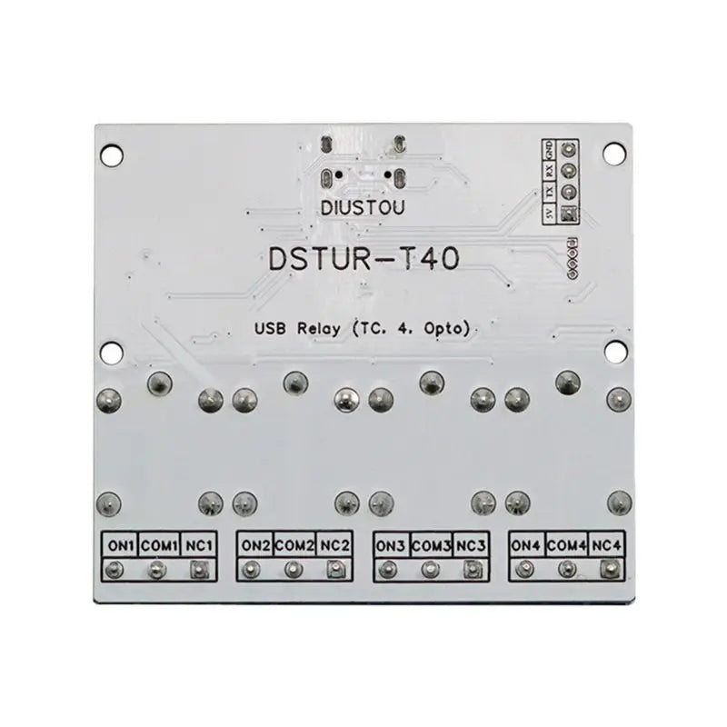 USB CH340 Serial Relay Module Type-C Optocoupler Protection