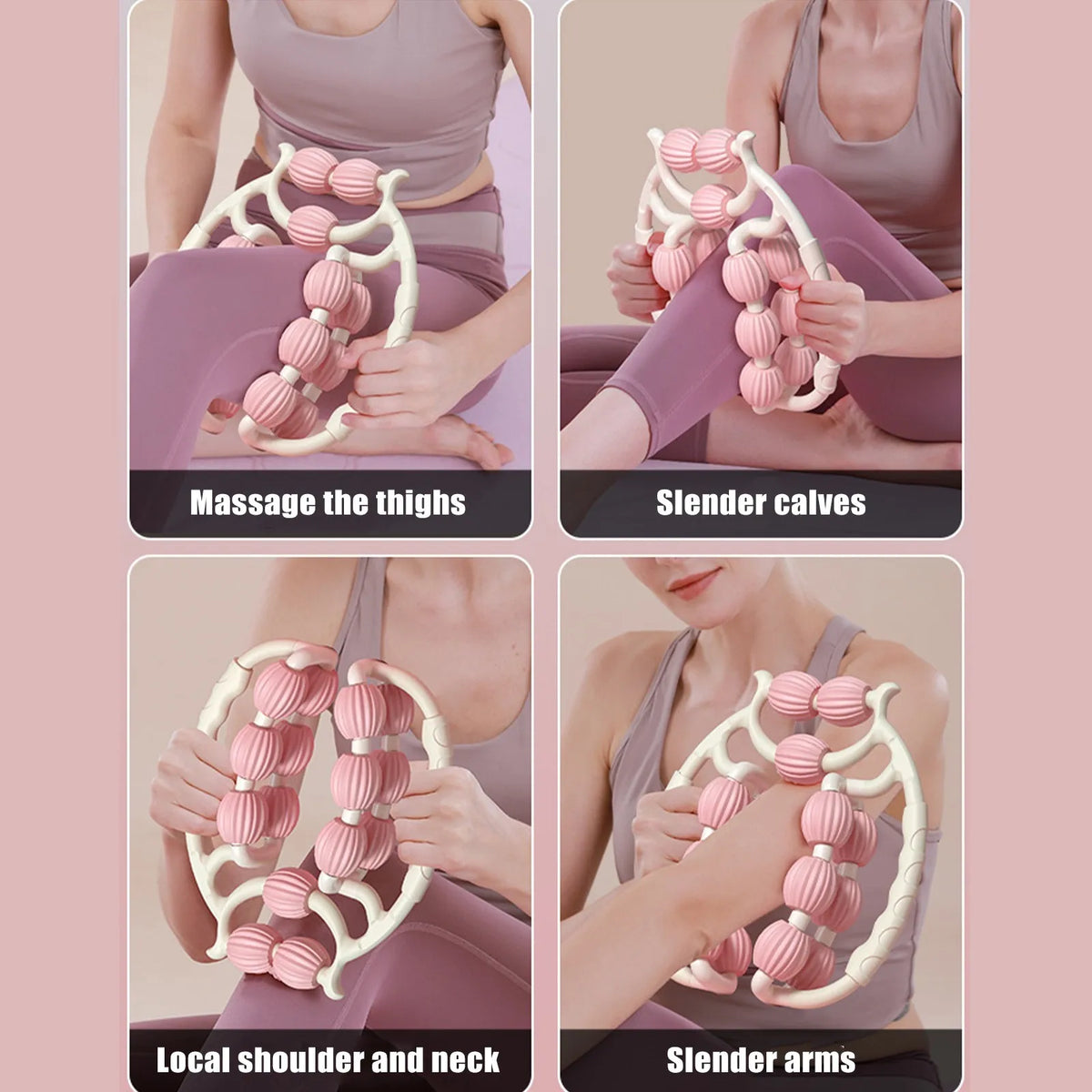 VIBE Round Massage Roller – Leg, Waist & Body Massager