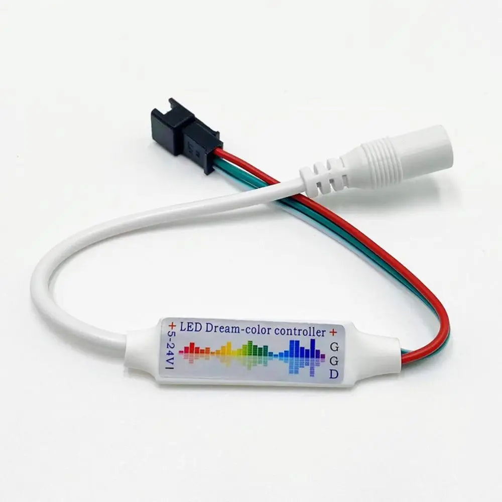 Addressable Music LED Controller 17-Key RF Remote WS2812B RGB