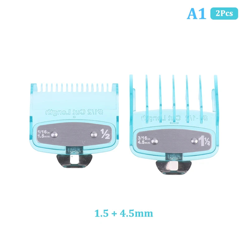 Hair Clipper Guard Combs 10 Sizes 1.5–25mm Barber Attachments