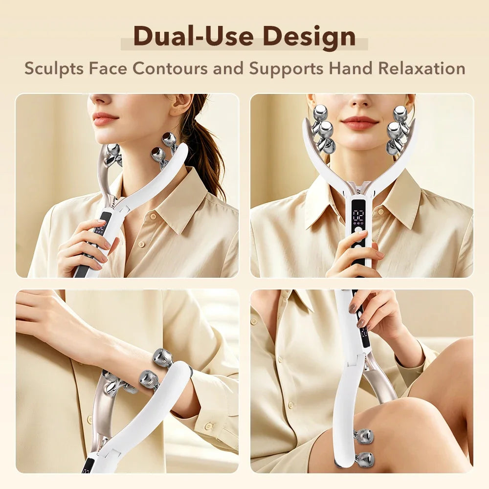 Hailicare EMS Facial Massager V-Shape Lifting Roller | 3 Modes