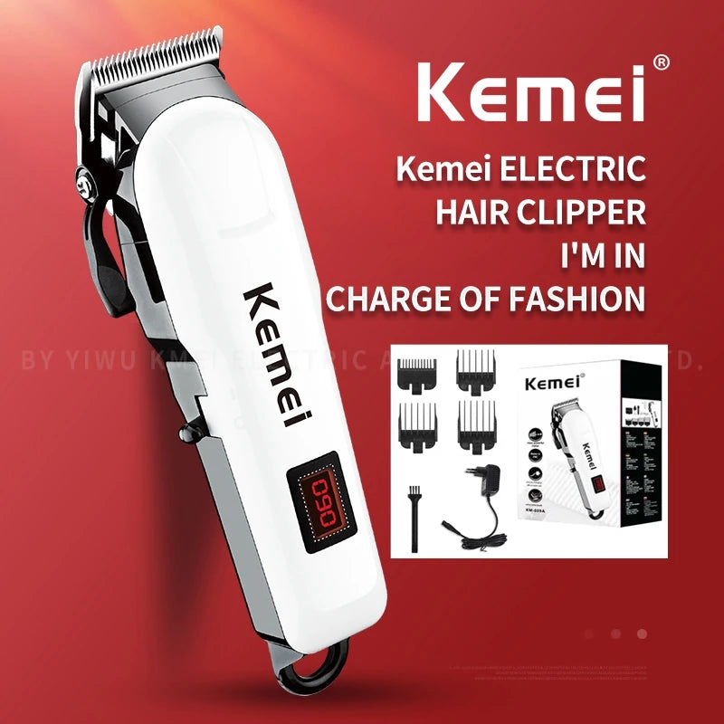 Kemei Rechargeable Hair Clipper & Beard Trimmer for Men