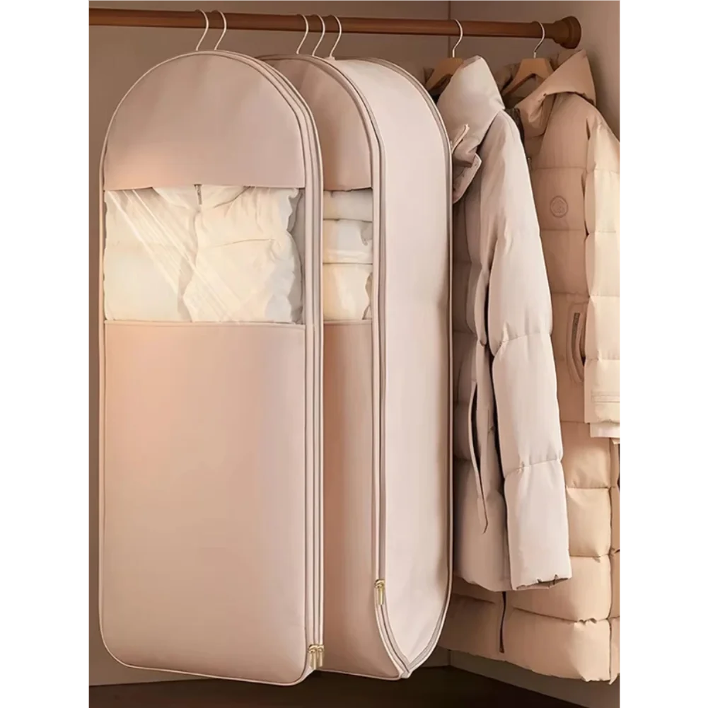 Down Jacket Compression Hanging Storage Bag – Wardrobe Organizer