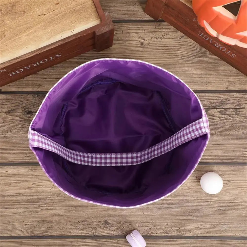 Large Halloween Trick or Treat Candy Basket Tote Bag
