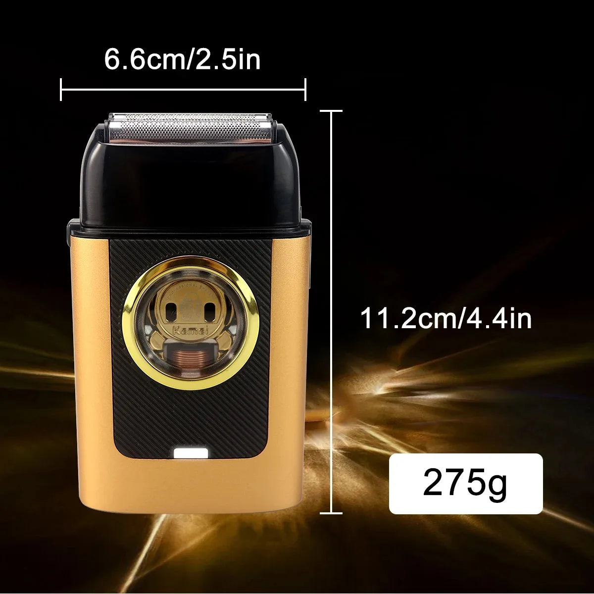 Kemei KM-T409 Electric Foil Shaver 8000RPM Triple Blade Men's Razor