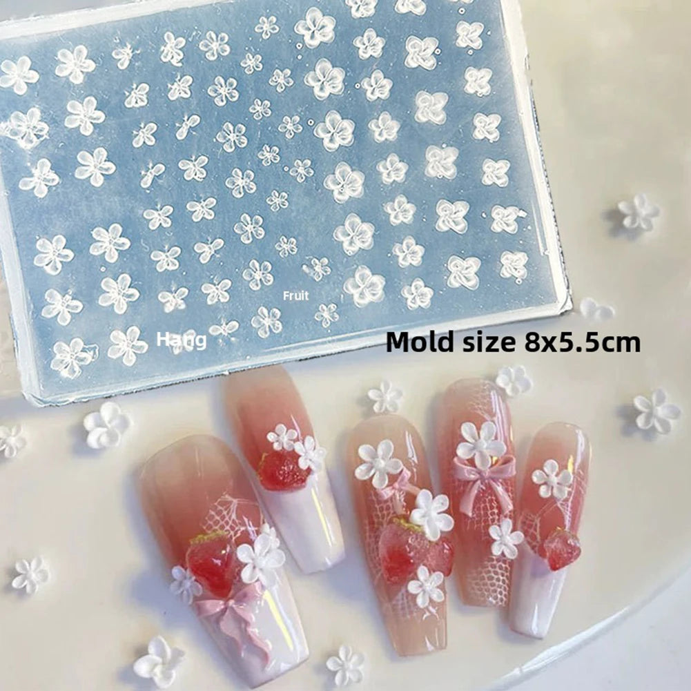 3D Seashell Flower Nail Art Silicone Mold – UV Resin & Gel