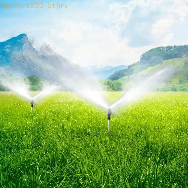 360° Rotating Tripod Garden Sprinkler 2-Pack – Auto Irrigation