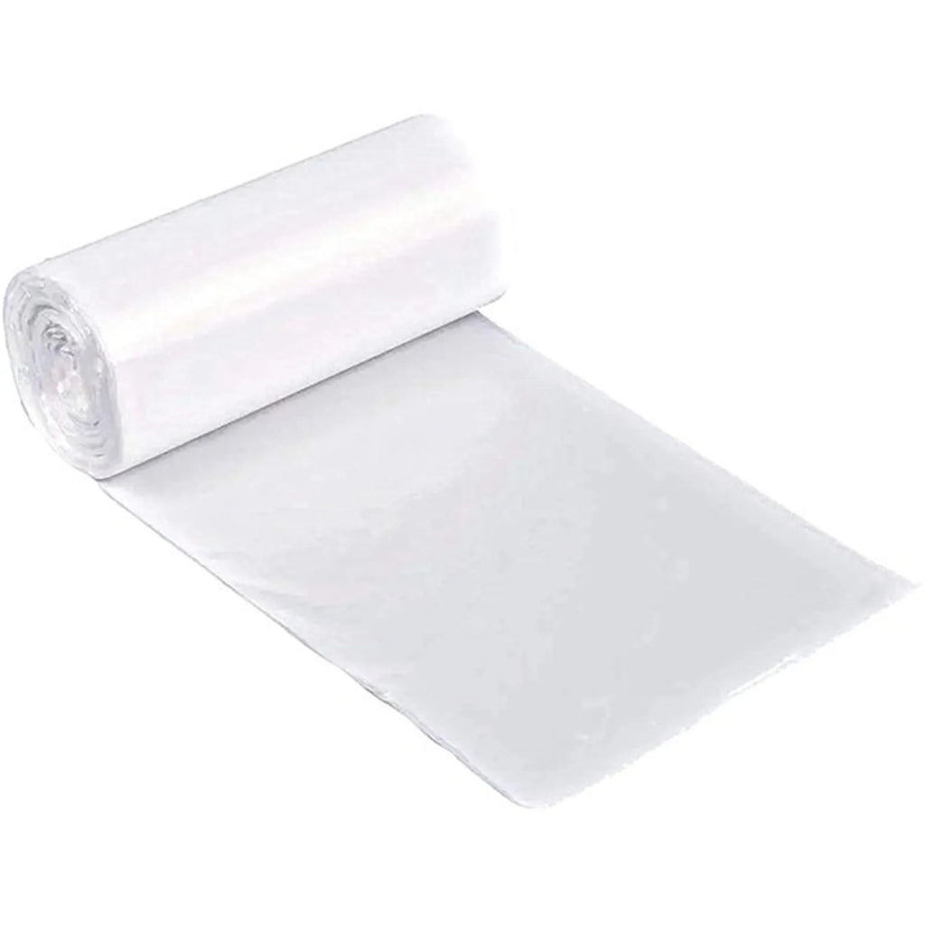 Coreless Clear Trash Bags 8L 50 Pcs – Quick-Dispense Roll