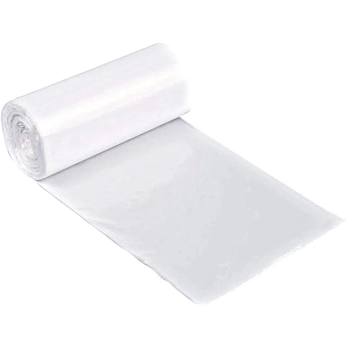 Coreless Clear Trash Bags 8L 50 Pcs – Quick-Dispense Roll