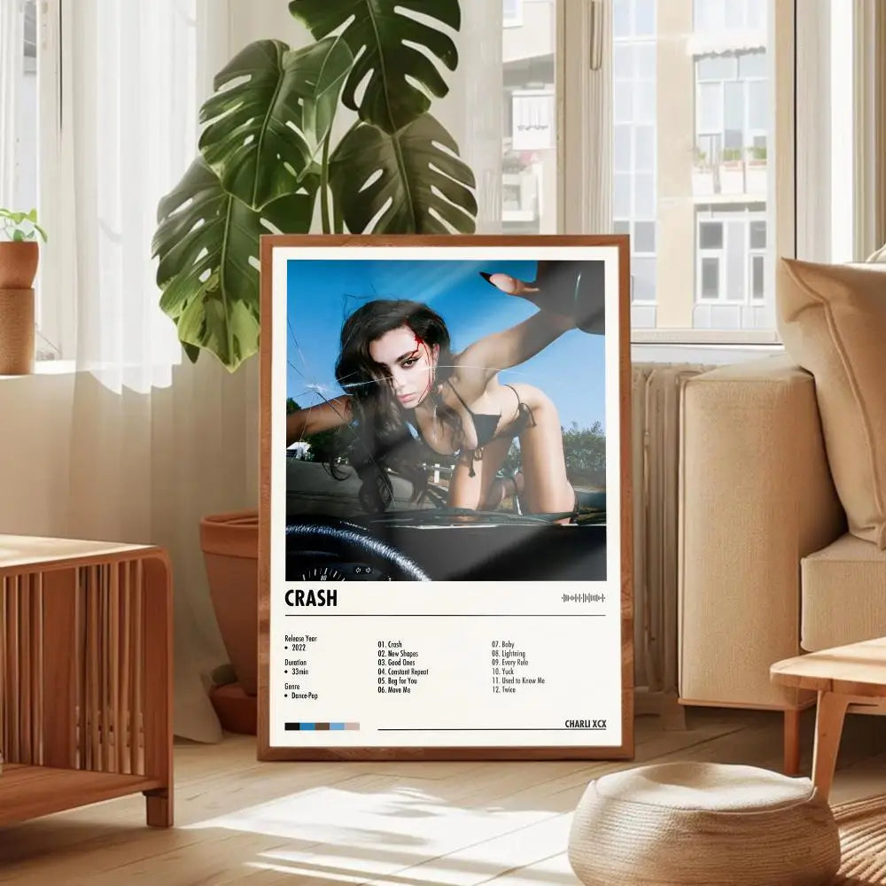 Charli XCX Music Album Poster Canvas Print Wall Art Decor