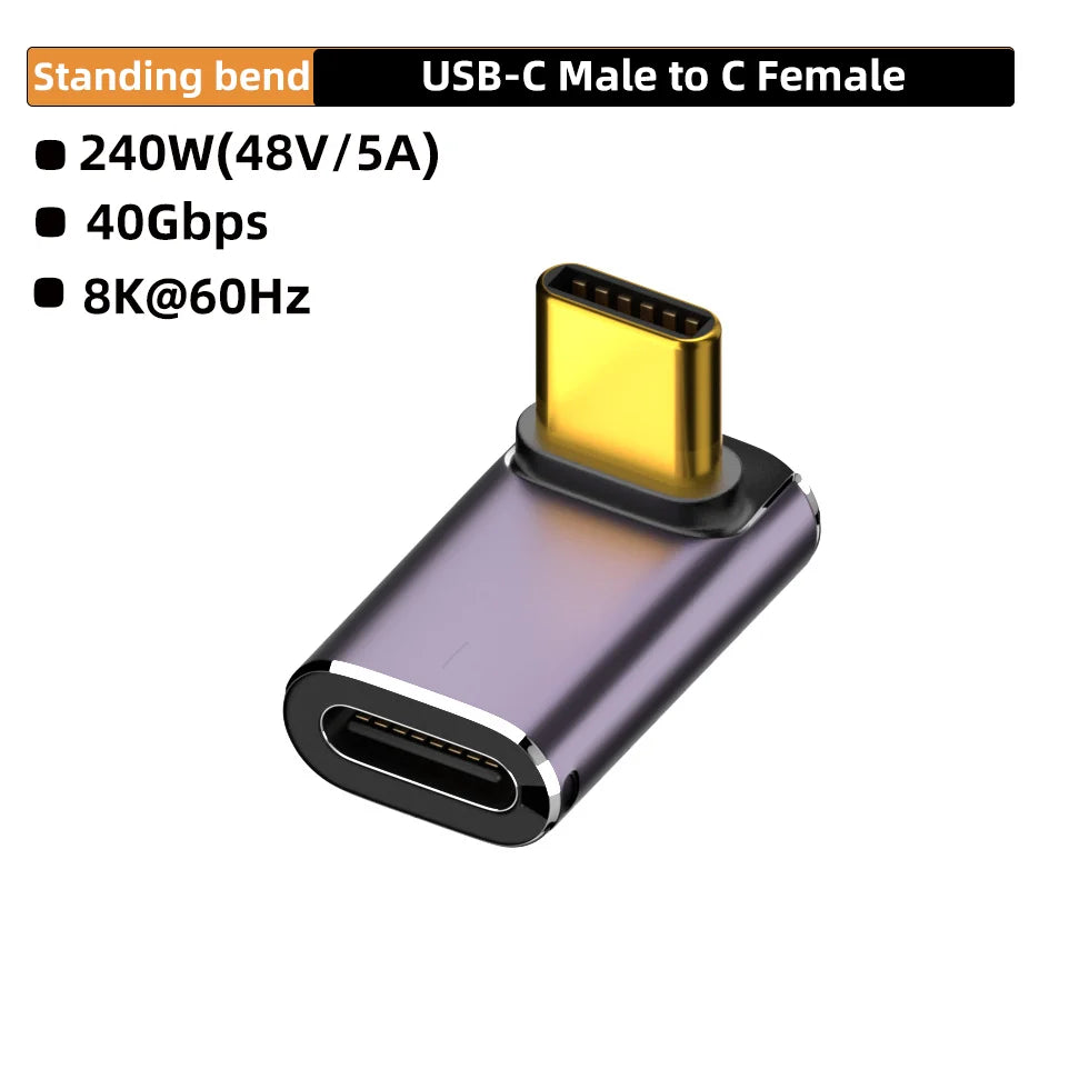 USB4 40Gbps USB-C Adapter – 240W Fast Charging & 8K60Hz