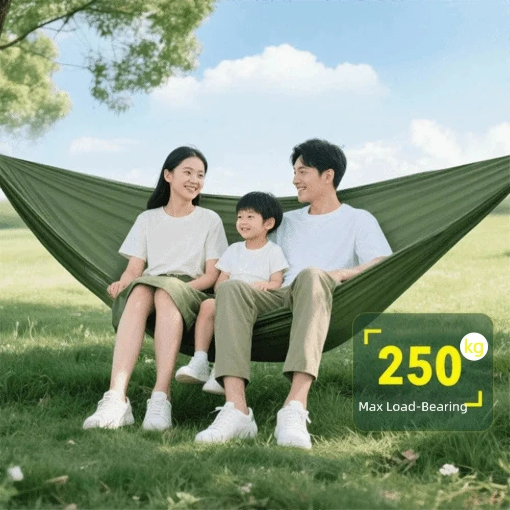 Colorful Dacron Camping Hammock – Single & Double, 200kg