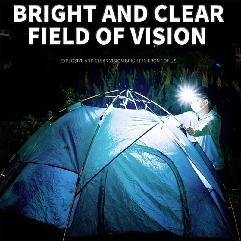 VIBE Lightweight Outdoor Sensor Headlamp – Long Battery Life