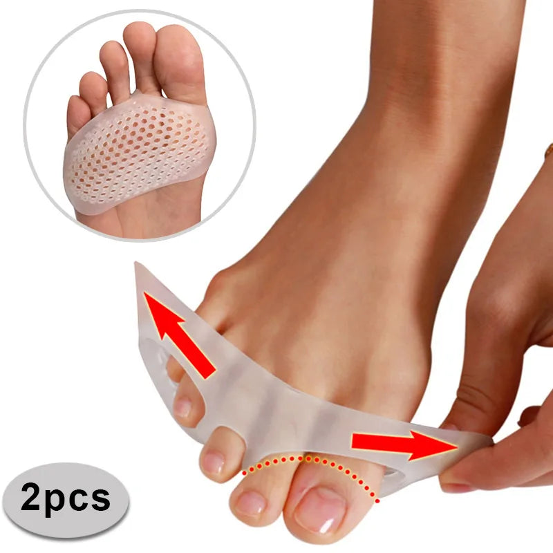 Silicone Gel Toe Pads Forefoot Cushion & Separator – 1 Pair