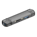 6-in-1 USB 3.0 Card Reader – Type-C, SD, TF, Micro USB