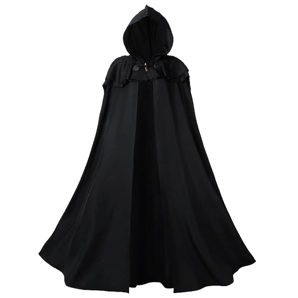 Medieval Hooded Cloak Cape | Men's Gothic Cosplay Costume Coat