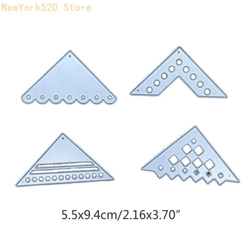 Lace Corner Metal Cutting Dies – Scrapbooking & Card Making