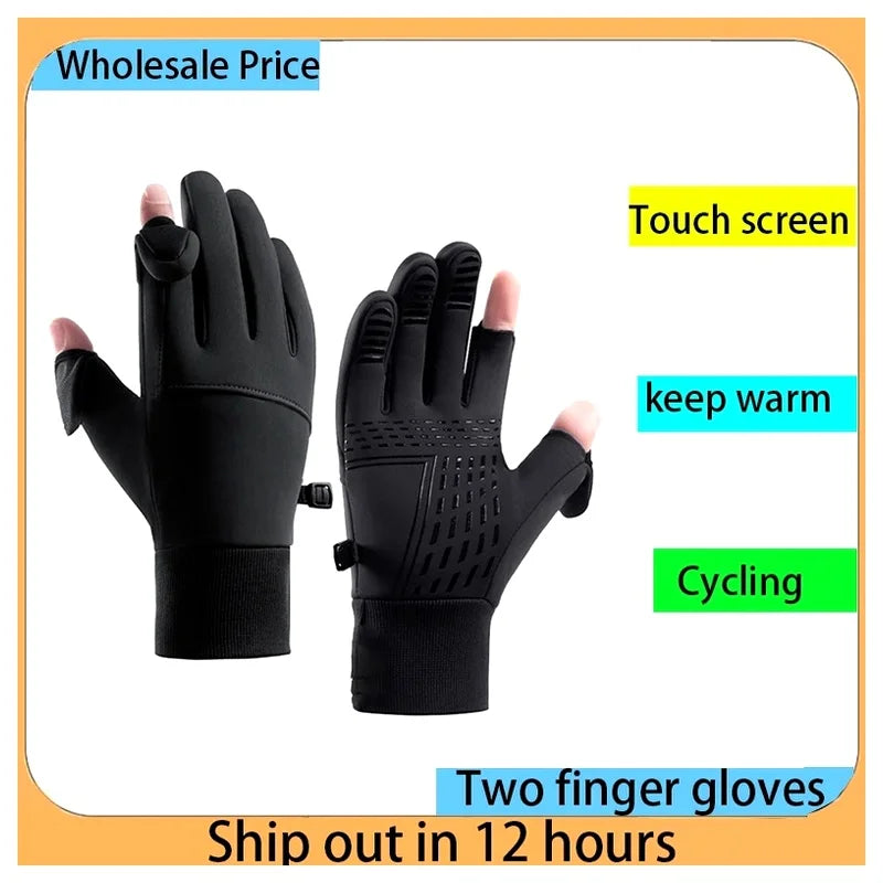 Windproof Waterproof Flip Touch Screen Winter Gloves – Unisex