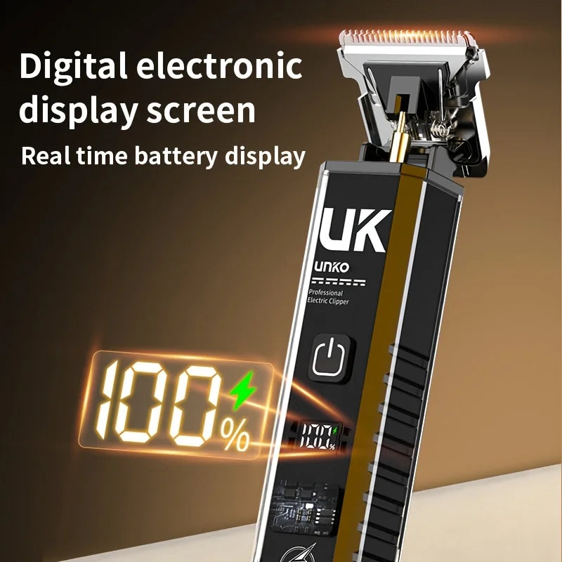 XMSJ T9 Cordless Hair Clipper – Rechargeable Trimmer for Men