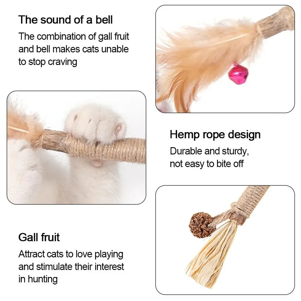 Catnip & Silvervine Cat Chew Sticks – Teeth Grinding Toy
