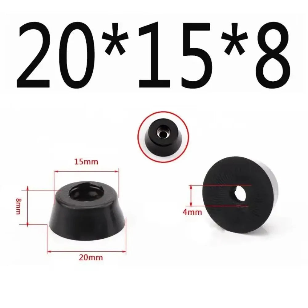Round Rubber Bumper Feet – Anti-Slip Pads for Furniture & Electronics