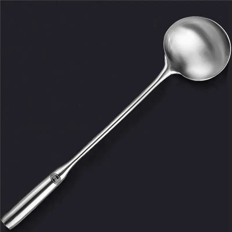 5-Piece Stainless Steel Soup Ladle & Wok Spatula Set