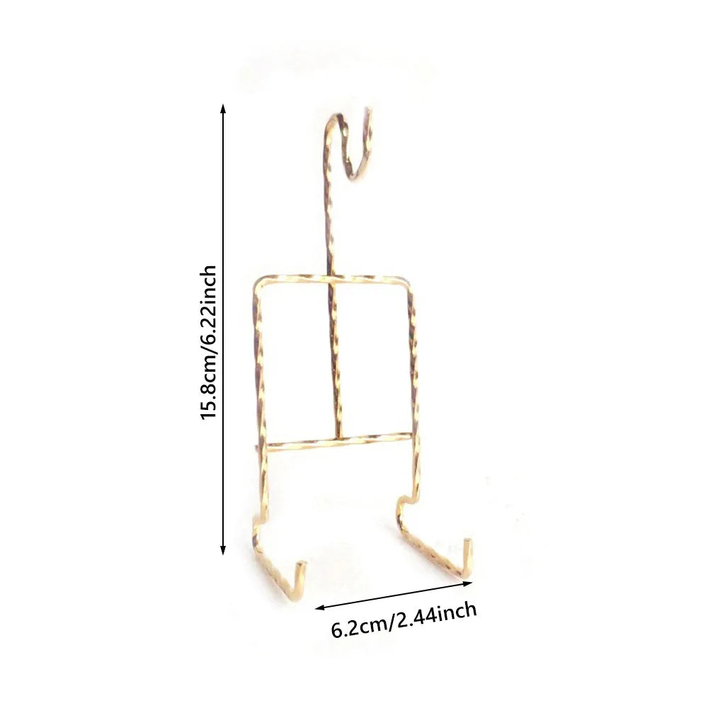 Metal Cup & Saucer Display Stand – Tea Coffee Organizer Rack